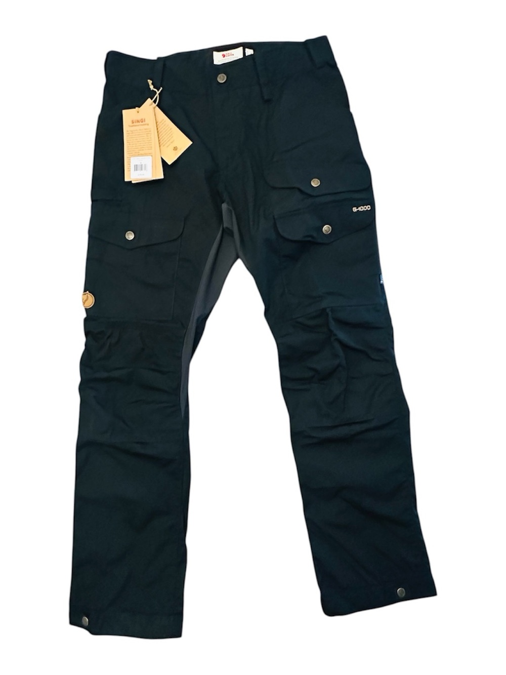 Fjallraven Black Two-Tone Cargo Pants - Picture 3 of 9